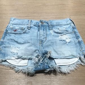 pocket showing jean shorts